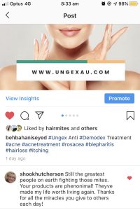 Testimonial | Ungex products