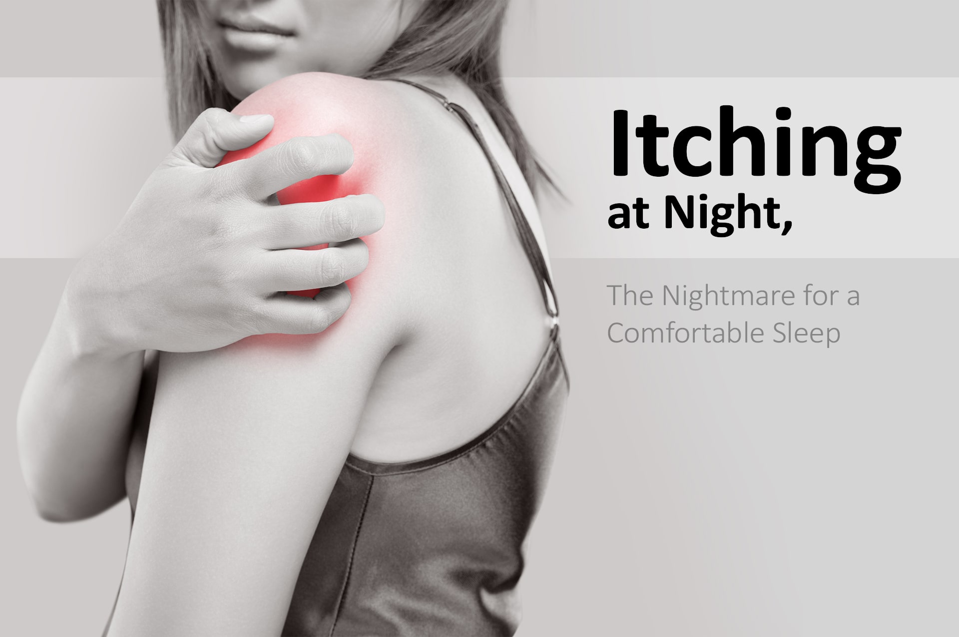 Itching shop at night