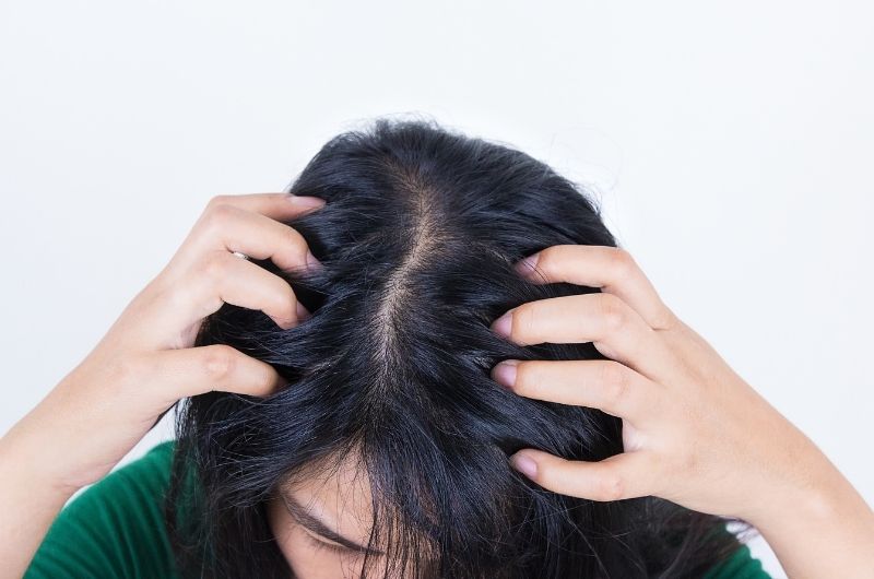 crawling sensation on hair
