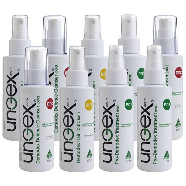 B1 complete body and scalp solution kit for Demodex mites