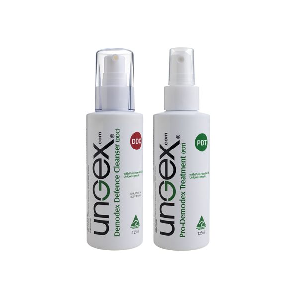 PKA2 anti-Demodex kit for rosacea, pimples, and skin irritation
