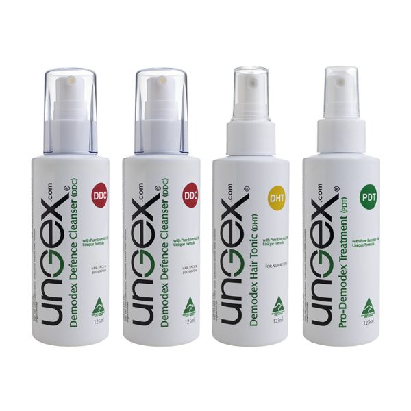 PKA1-p complete Demodex treatment kit for acne and rosacea