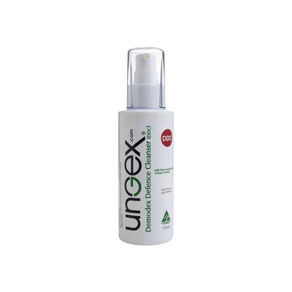 DDC natural skin cleanser for Demodex mite relief