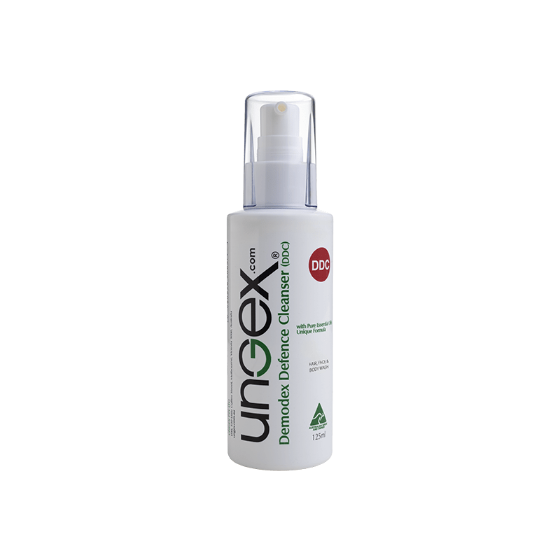 DDC natural skin cleanser for Demodex mite relief