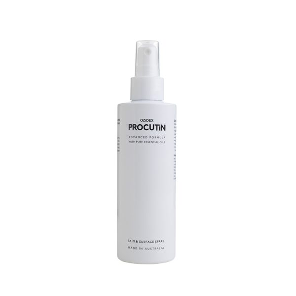 Procutin all-over spray for Demodex mites on face, scalp, and body